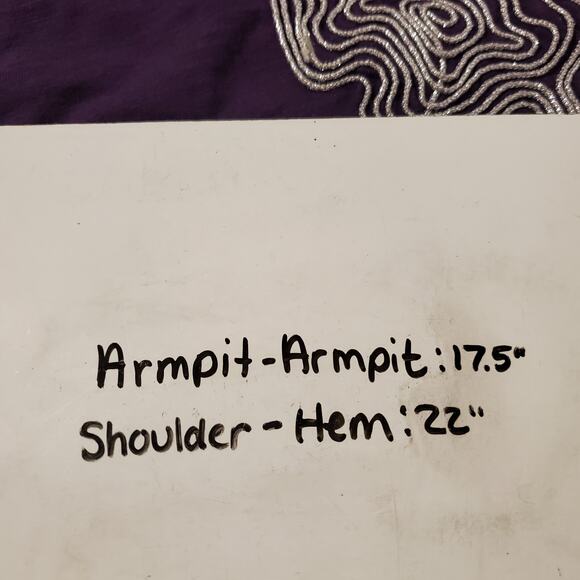 Disney Parks Women's Mickey Mouse Sequin Bling Purple Long Sleeve Top Size M - Picture 10 of 10